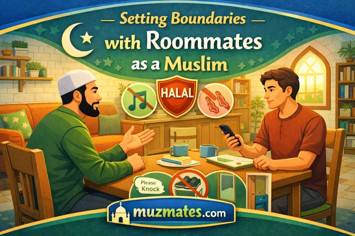 Calm living room with clear personal spaces